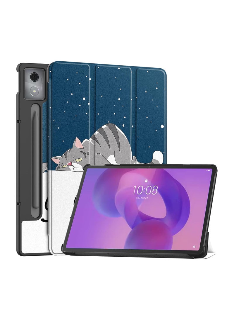 عام غلاف متوافق مع Lenovo Idea Tab Pro 12.7 بوصة (2025)، غلاف لوحي خلفي صلب بتصميم لطيف مع وظيفة النوم/الاستيقاظ التلقائي لـ Idea Tab Pro 12.7 بوصة.
