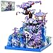 APENGBAOL Peach Blossom Pond Japanese Architecture Building Blocks Set for Adults and Kids Micro Mini Bricks Cherry Blossom Tree House Building Kit 2500PCS Green - Image 2