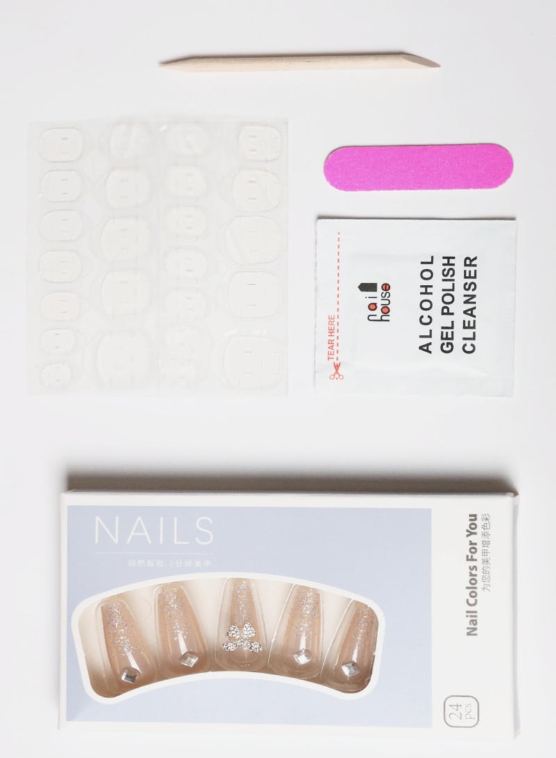 CYNAz040 Fake Nails,24pcs Press Nails - Image 2