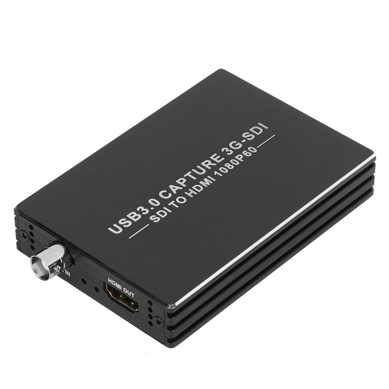 بطاقة التقاط فيديو USB 3.0 من SDI إلى متوافقة مع HDMI - جهاز التقاط فيديو بدقة 1080P وسرعة 60 إطارًا في الثانية - مسجل فيديو مباشر مع تسجيل صوتي متزامن لإنتاج محطات التلفزيون - Image 5