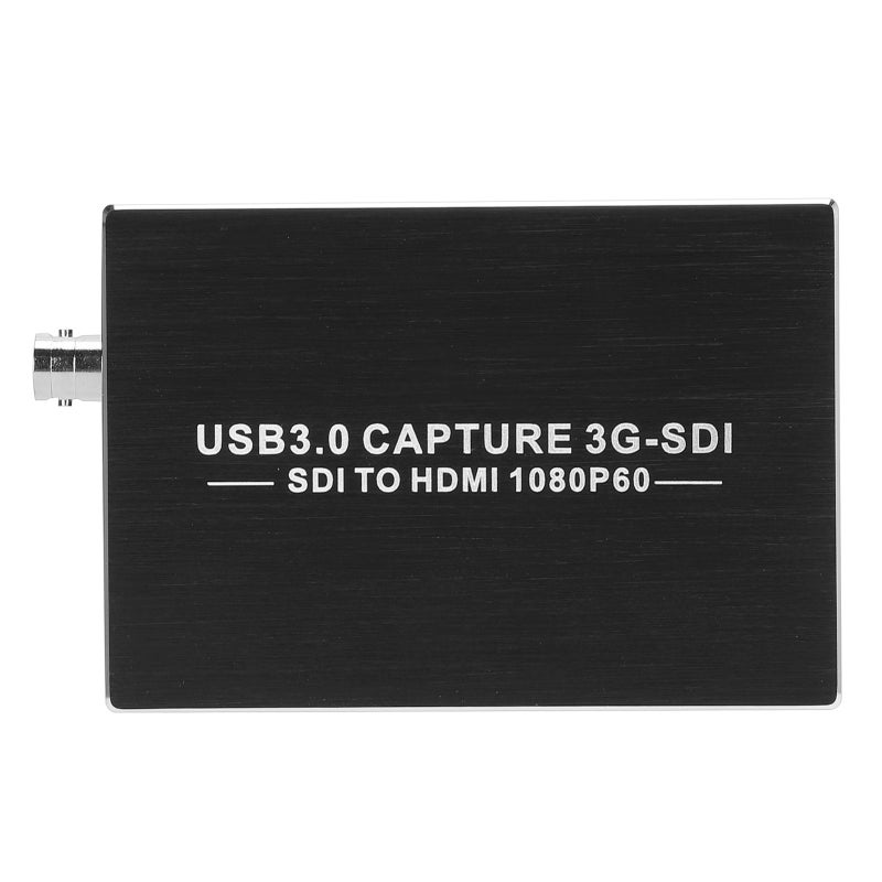 بطاقة التقاط فيديو USB 3.0 من SDI إلى متوافقة مع HDMI - جهاز التقاط فيديو بدقة 1080P وسرعة 60 إطارًا في الثانية - مسجل فيديو مباشر مع تسجيل صوتي متزامن لإنتاج محطات التلفزيون - Image 2