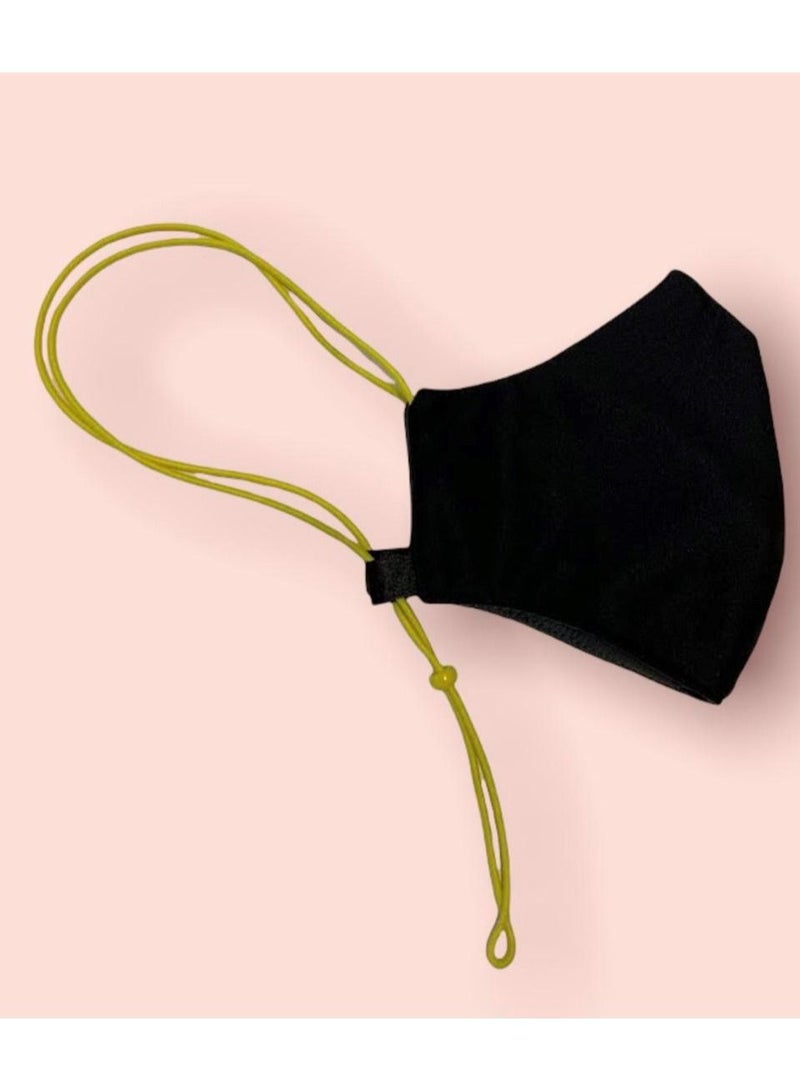 LOCKDOWN Fabric 3D Mask with Neck Strap - Image 2