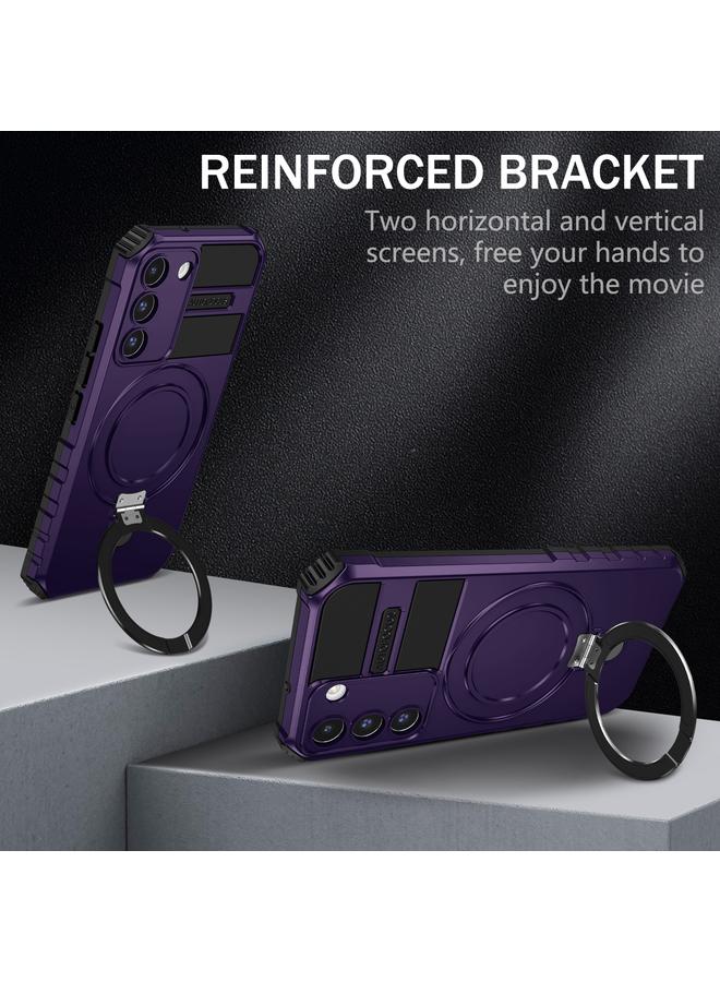 S-TOP Case For Samsung Galaxy S22 5G MagSafe Magnetic Holder Phone Case - Image 3