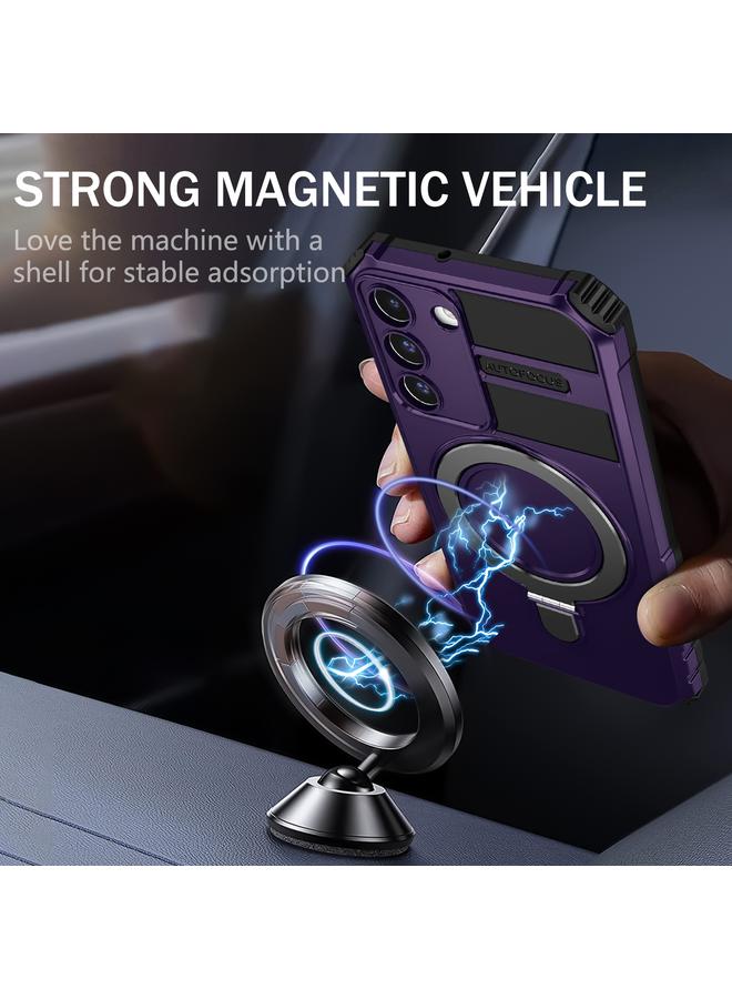 S-TOP Case For Samsung Galaxy S22 5G MagSafe Magnetic Holder Phone Case - Image 2