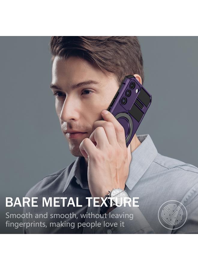 S-TOP Case For Samsung Galaxy S22 5G MagSafe Magnetic Holder Phone Case - Image 5