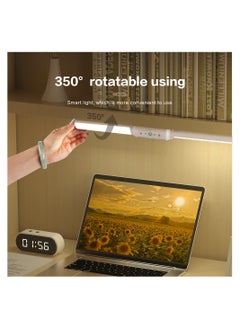 KASTWAVE LED Desk Lamp with Magnetic Strip, Adjustable Eye-Care 3 Color Modes 350° Swivel Up and Down, USB Rechargeable Table Lamp for Study/ Working/ Reading  - Image 3