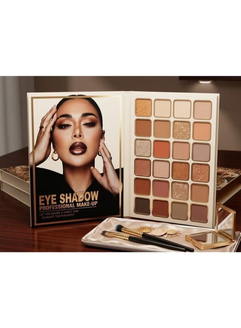 4-in-1 Complete Makeup Palette (Eyeshadow, Blush, Contour, and Eyebrow Powder) - Image 4