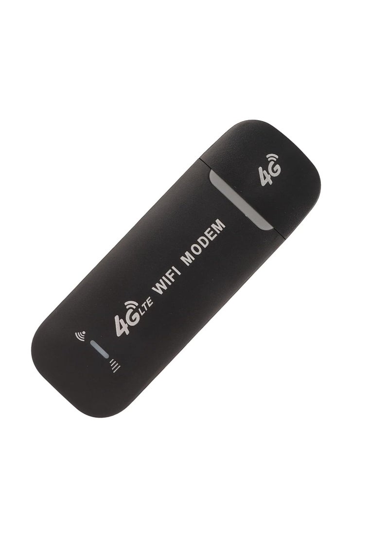 General 4G LTE USB WiFi Router, Portable 150Mbps Mobile WiFi Modem, Support 10 Users, for Tablet Laptop Black, Portable Powerful Internet Experience  - Image 2