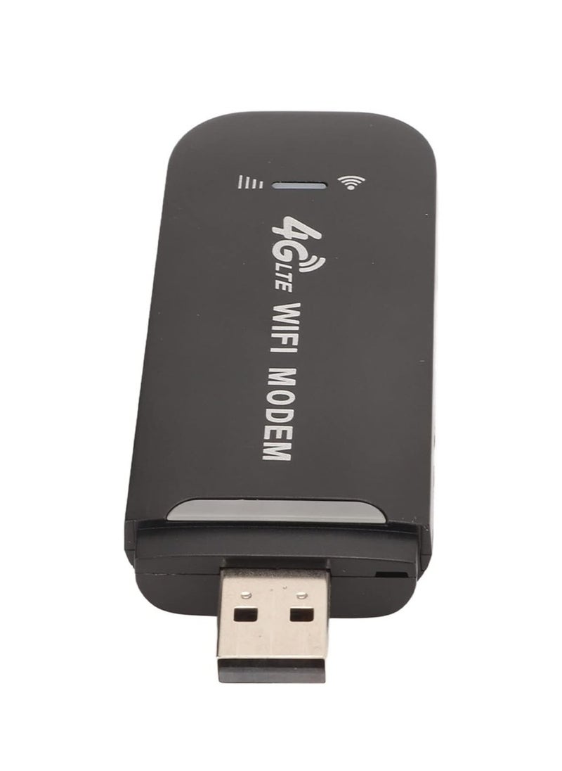 General 4G LTE USB WiFi Router, Portable 150Mbps Mobile WiFi Modem, Support 10 Users, for Tablet Laptop Black, Portable Powerful Internet Experience  - Image 1