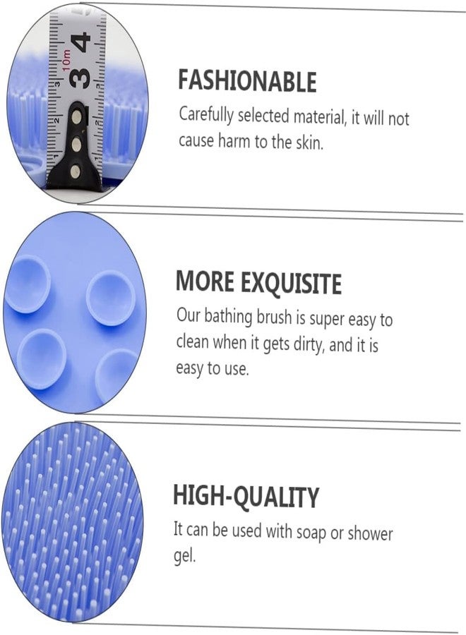 Swejos Extra Large Silicone Acupressure Bath Mat Anti-Cold, Non-Slip Bathtub Mat Multipurpose with Suction Cups, Drain Holes Shower Foot Massage Scrubber Mat (72 x 43.5 CM) - Image 3