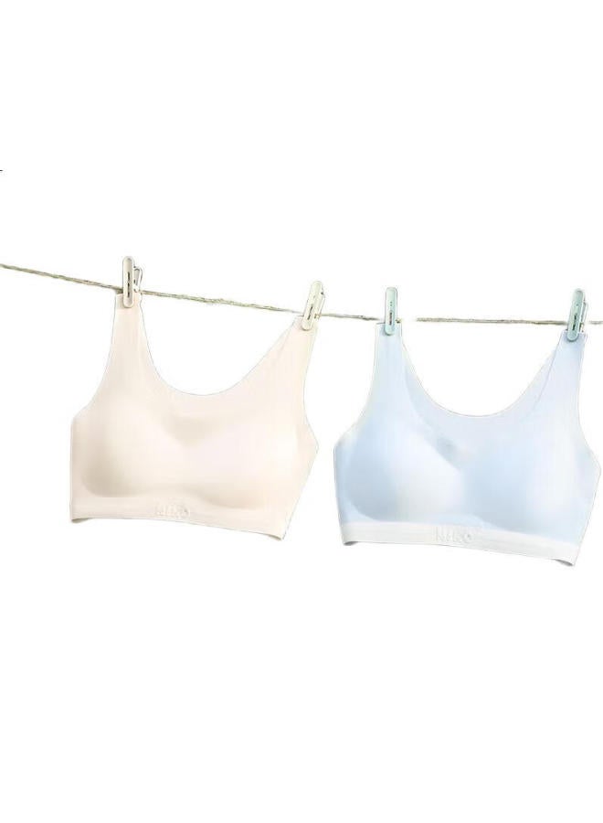 Modal Seamless Bra For Young Girls In Elementary, Middle And High School, Puberty Training Bra For 13-Year Girls, Children'S Camisole, 15 Bra, Size M - Image 1