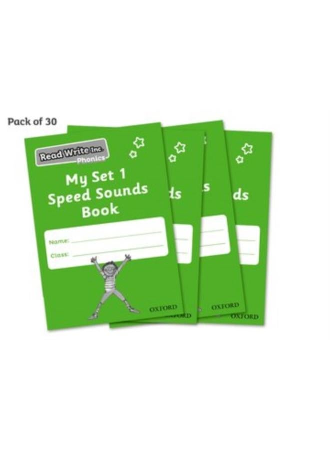 Read Write Inc. Phonics: My Set 1 Speed Sounds Book (Pack of 30)