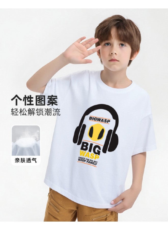 Bumblebee تي شيرت صيفي جديد للأولاد 2025 بأكمام قصيرة، مريح وصديق للبشرة، ملابس عصرية متعددة الاستخدامات للأطفال الكبار - Image 1