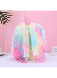 Blue Tree blue tree School Bag for Cute Kids for (3-5 Years), Nursery Soft Plush Pink Multi Unicorn Bag for Toddlers, Travel Cartoon Backpack for Boys and Girls  - Image 4
