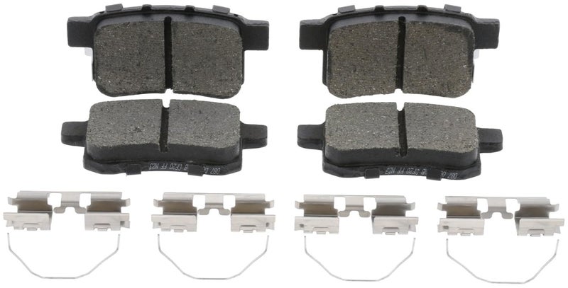 BOSCH BE1451H Blue Ceramic Disc Brake Pad Set With Hardware - Compatible With Select Acura TSX; Honda Accord; REAR - Image 1