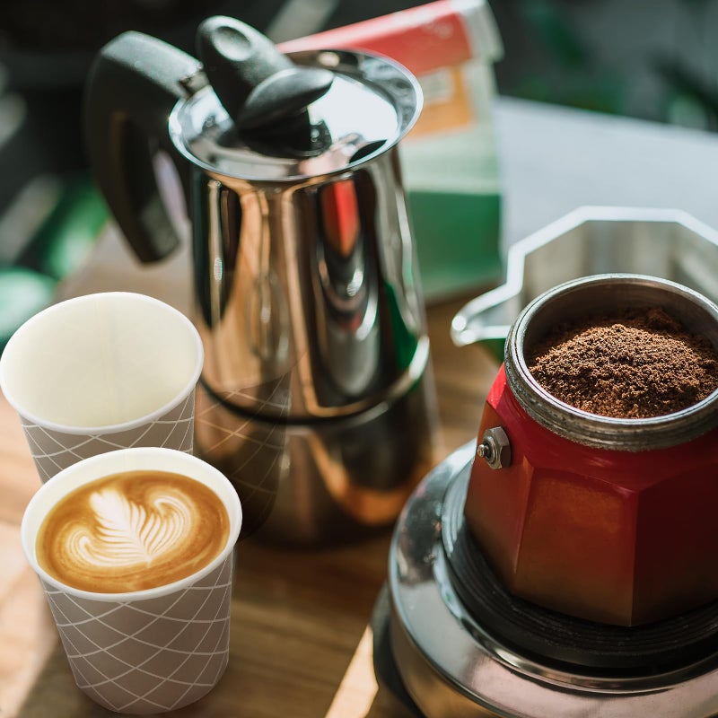 Rtteri 300 Pcs Count 3 oz Disposable Coffee Cups Disposable Espresso Cups Small Paper Cups 3 oz Cups for Coffee Tea Cocoa Juice Mini Paper Cups for Cafes Offices and Home - Image 3