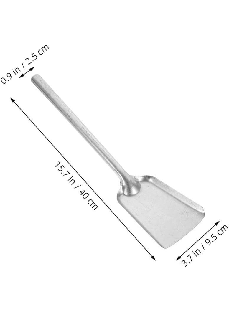 Fireplace Ash Shovel Heavy Duty Thickened Coal Scoop 15.7 Inch Metal Ash Scoop for Bbq Fireplaces Outdoor Garden Use - Image 4