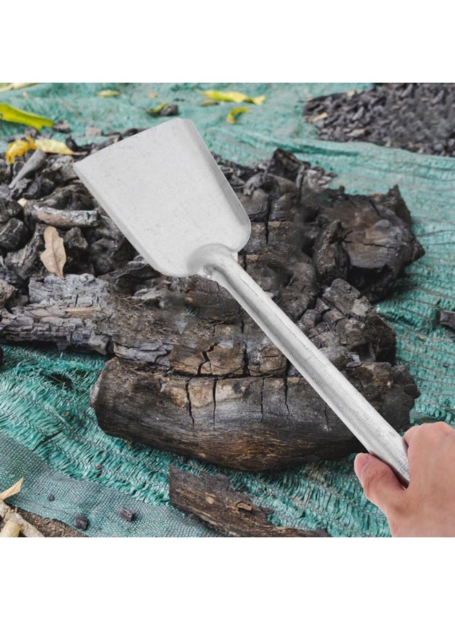 Fireplace Ash Shovel Heavy Duty Thickened Coal Scoop 15.7 Inch Metal Ash Scoop for Bbq Fireplaces Outdoor Garden Use - Image 2