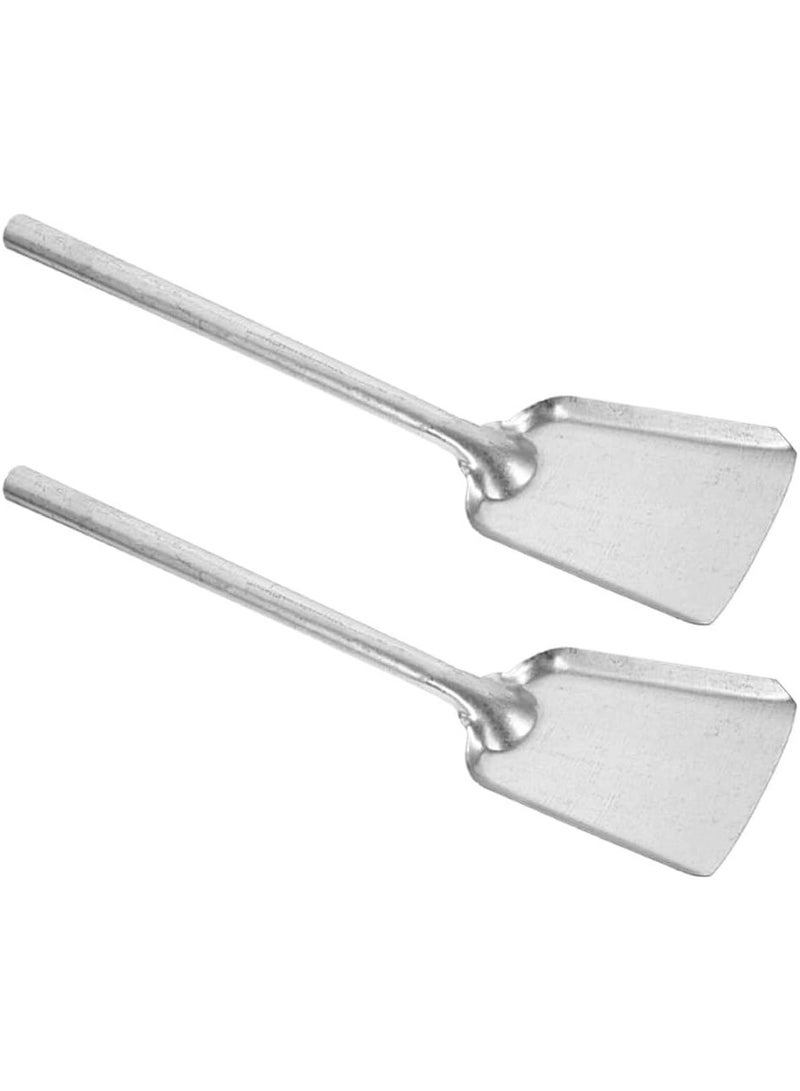 Fireplace Ash Shovel Heavy Duty Thickened Coal Scoop 15.7 Inch Metal Ash Scoop for Bbq Fireplaces Outdoor Garden Use - Image 1