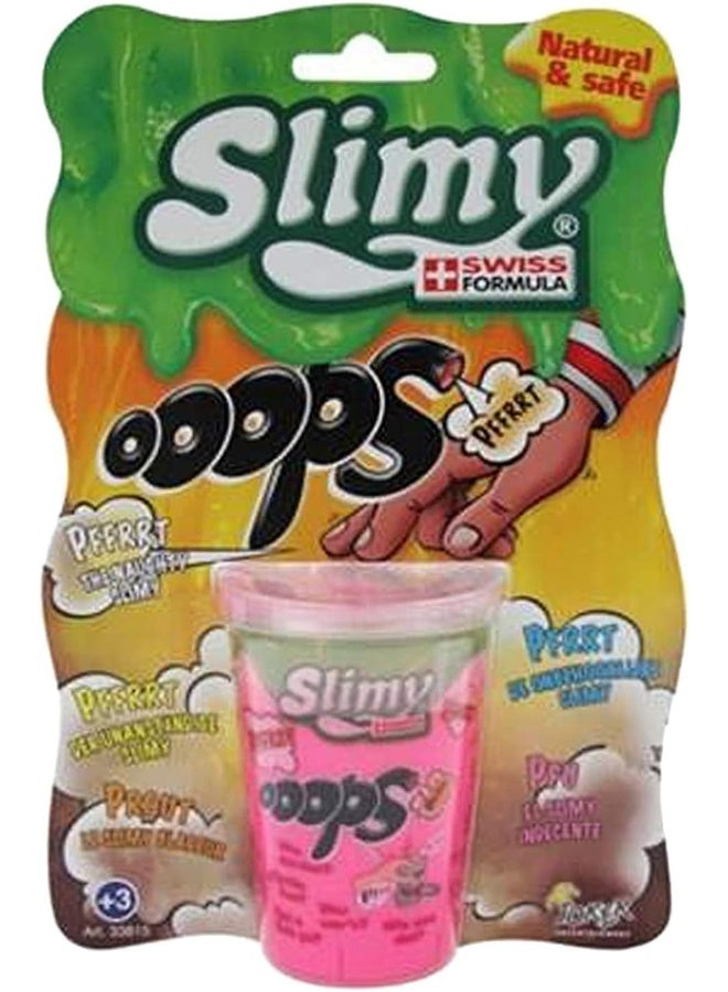 Slimy Classics Mini Ooops Print Mini Cup Blister Card 80 g