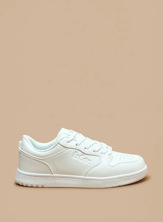 Lee Cooper Women's Colourblock Low Ankle Sneakers with Lace-Up Closure