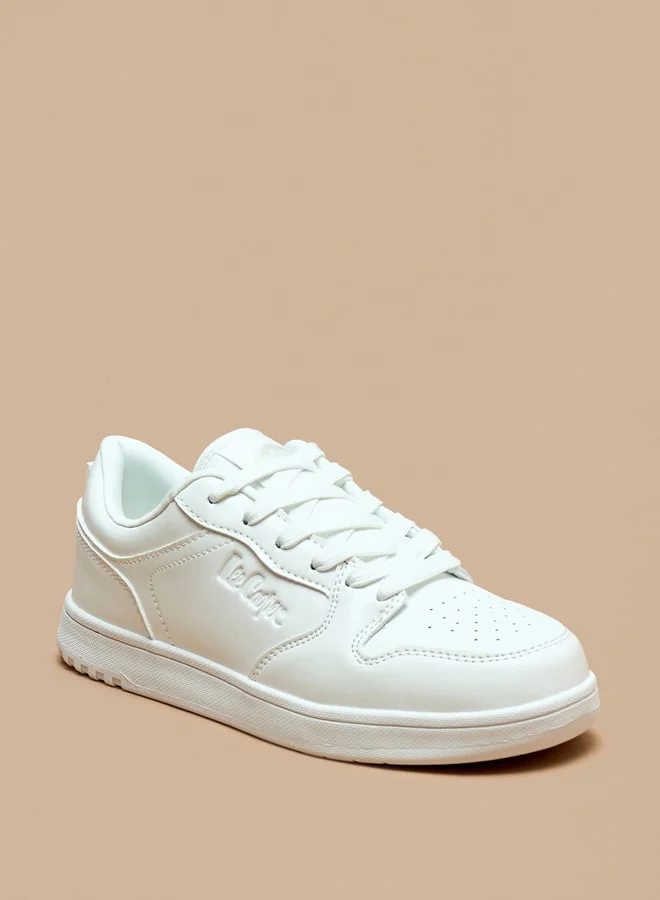 Lee Cooper Women's Colourblock Low Ankle Sneakers with Lace-Up Closure