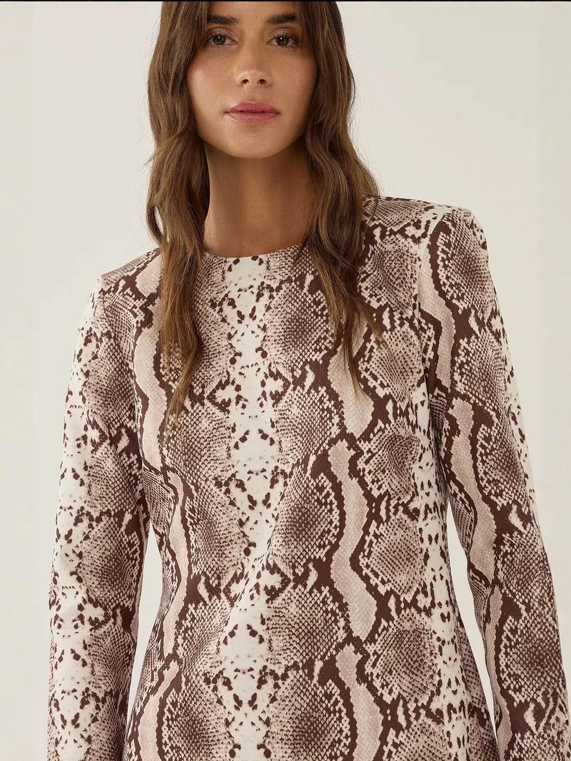 HICCUP Patterned Mini Dress