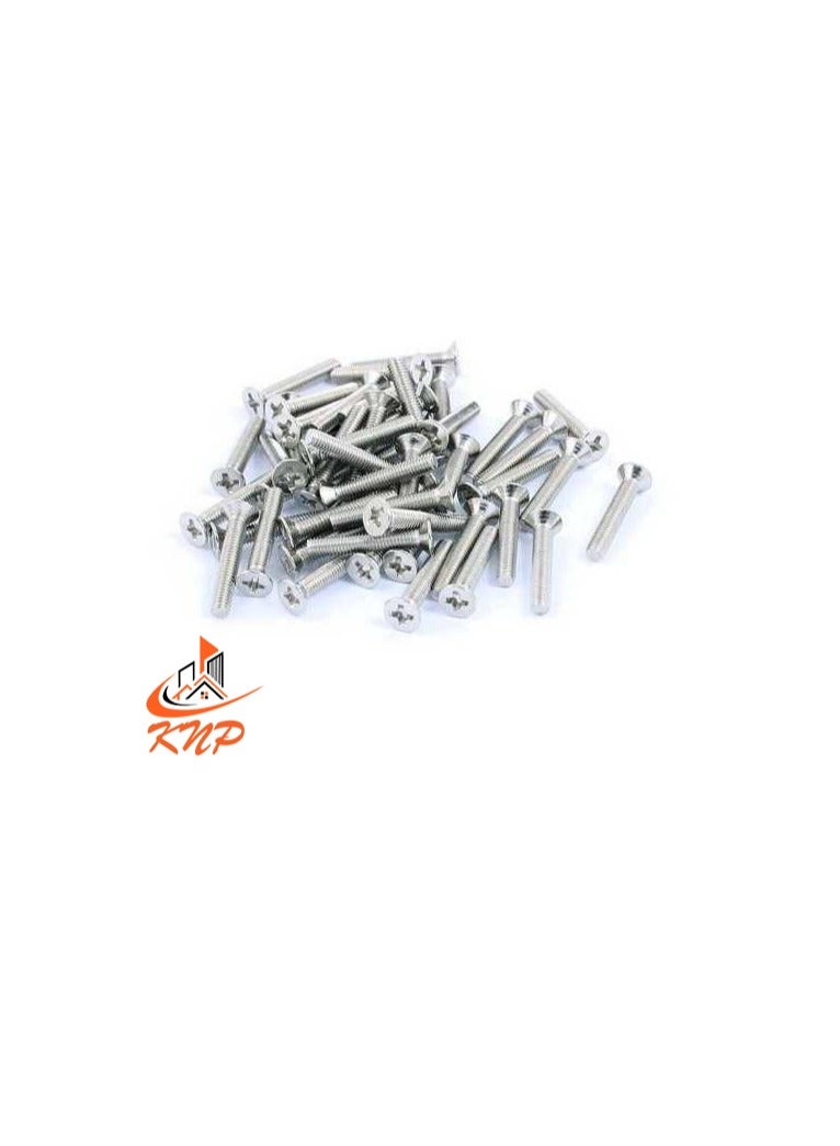KNP Countersunk Machine Screws - Pack of 200 (M4 x 16mm) - Image 1