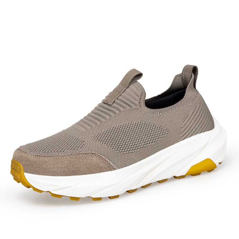 Men's Breathable Mesh Walking Shoes, Wide Fit, Slip-on - Image 5