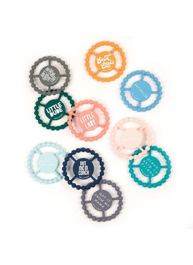 Bella Tunno Happy Teether For Girls Soft & Easy Grip Teething Ring Perfect For Babies And Teething Toys To Help Soothe Gums Non Toxic Little Sis  - Image 5