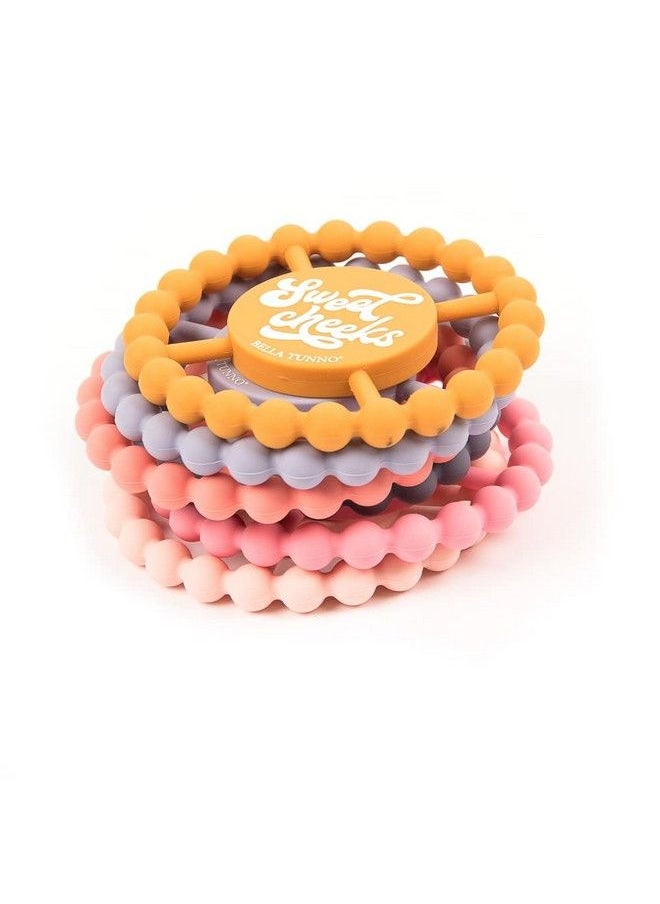 Bella Tunno Happy Teether For Girls Soft & Easy Grip Teething Ring Perfect For Babies And Teething Toys To Help Soothe Gums Non Toxic Little Sis  - Image 4