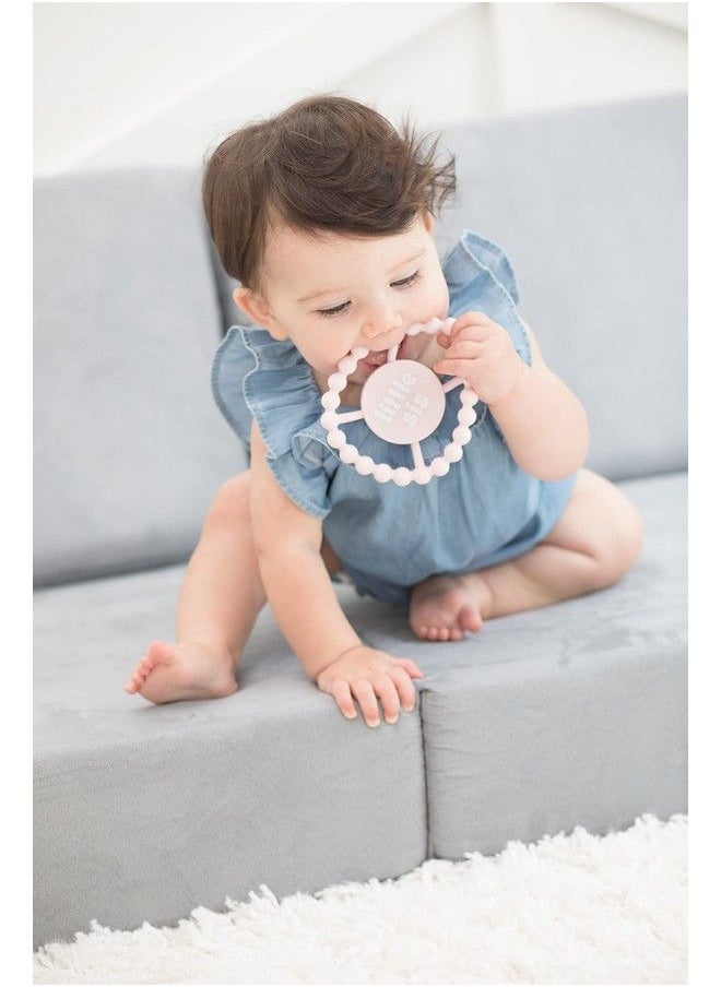 Bella Tunno Happy Teether For Girls Soft & Easy Grip Teething Ring Perfect For Babies And Teething Toys To Help Soothe Gums Non Toxic Little Sis  - Image 3