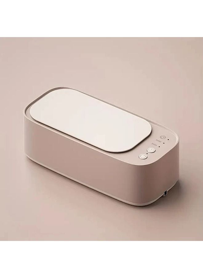 Pink Portable USB Rechargeable High Frequency Vibration Cleaner For Jewelry Glasses Watches - Image 1