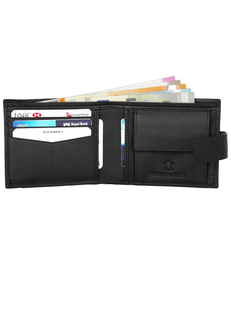 WildHorn RFID Protected Leather Wallet for Men,Black New Nappa - Image 4