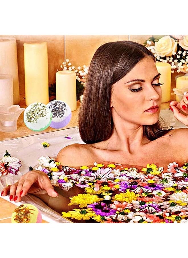 Arabest Bath Bombs for Women,6 Pcs Handmade Bath Bomb for Women Floating Bubble Fizzies Spa Kit,for Relaxation and Stress Relief,Perfect for Bubble & Spa Bath  - Image 3