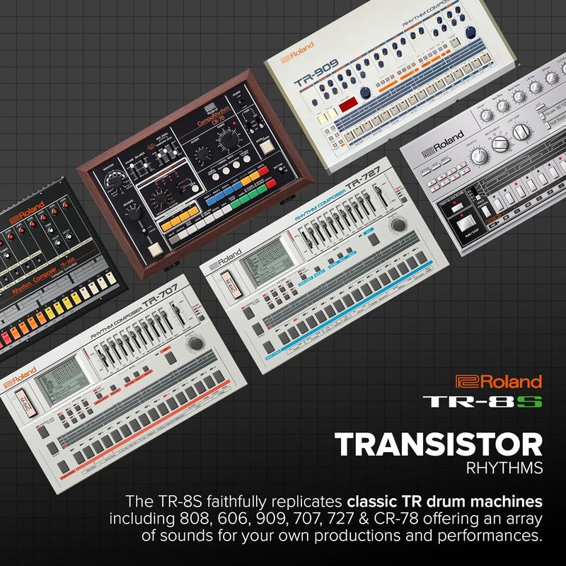 Roland AIRA TR-8S Rhythm Performer - Advanced Drum Machine with Classic TR Sounds - Image 4