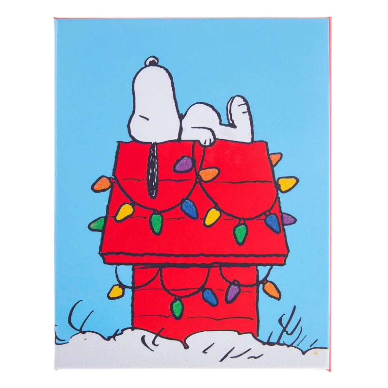 Graphique Snoopy Christmas Holiday Cards | Pack of 20 Blank Cards with Envelopes | Christmas Greetings | 4 Assorted Designs with Glitter Accents | Boxed Set | 4.25" x 5.875" - Image 1