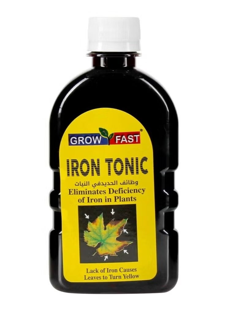 Grow fast Iron Tonic fertilizer 250ml for iron deficiency In Fruits Flower And Vegetables