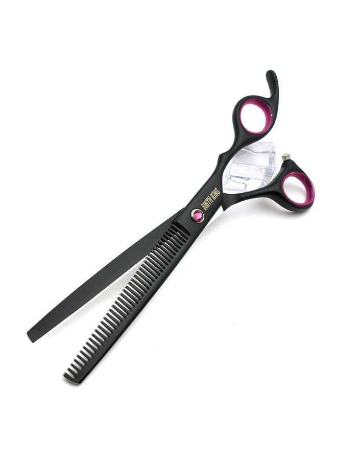 Smithking 7.0 Inches Professional Dog Grooming Scissors Set Straight & Thinning & Curved & Chunkers 4Pcs In 1 Set (With Comb) - Image 4