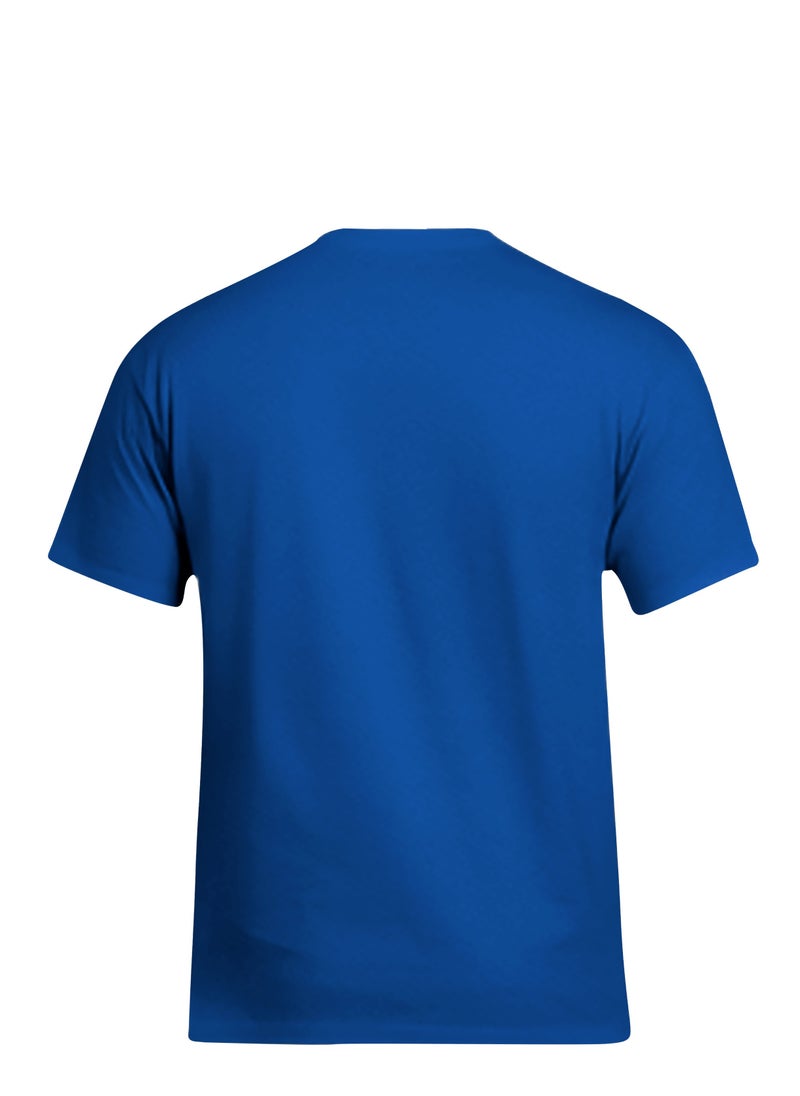Selecta Now Selecta Now Mens T Shirt Plain 100% Combed Cotton Comfortable Royal Blue T Shirt Tank Top & Tees  - Image 3