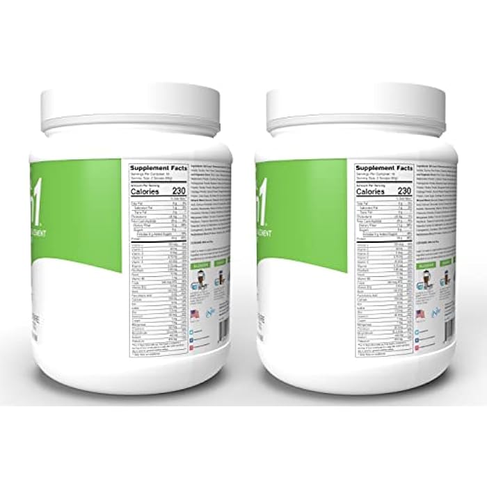 Lean1 مشروب بروتين بديل الوجبة Lean1، نكهة الشوكولاتة، عبوتين بحجم 15 حصة - Image 4