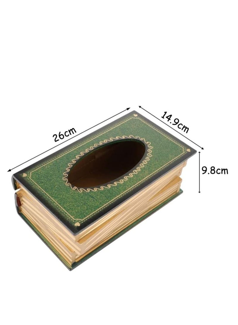 FFD Tissue Case Tissue Box Cover Wooden Facial Tissue Holder Decorative Tissue Dispenser Tissue Container  - Image 2
