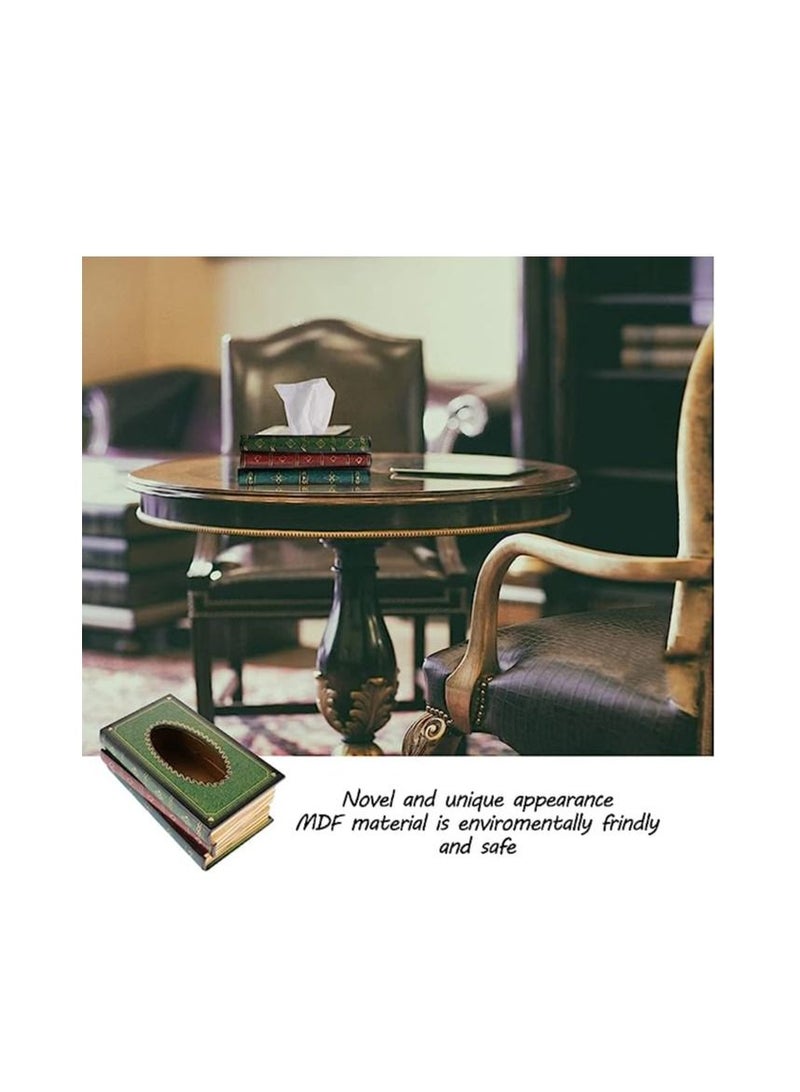 FFD Tissue Case Tissue Box Cover Wooden Facial Tissue Holder Decorative Tissue Dispenser Tissue Container  - Image 3