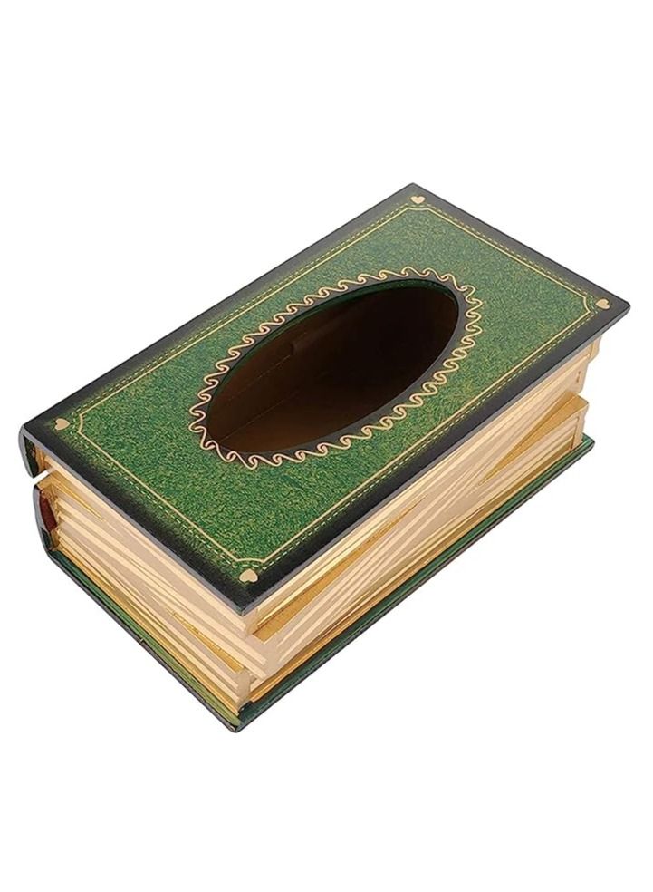 FFD Tissue Case Tissue Box Cover Wooden Facial Tissue Holder Decorative Tissue Dispenser Tissue Container  - Image 1