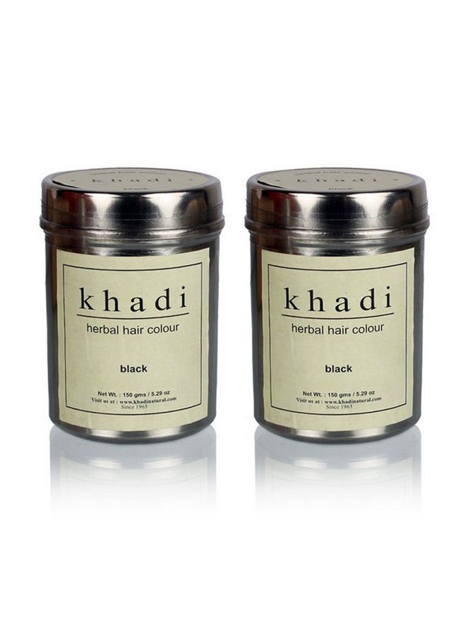 Khadi Swati - Herbal Black Henna - 150G (Set Of 2) - Image 1