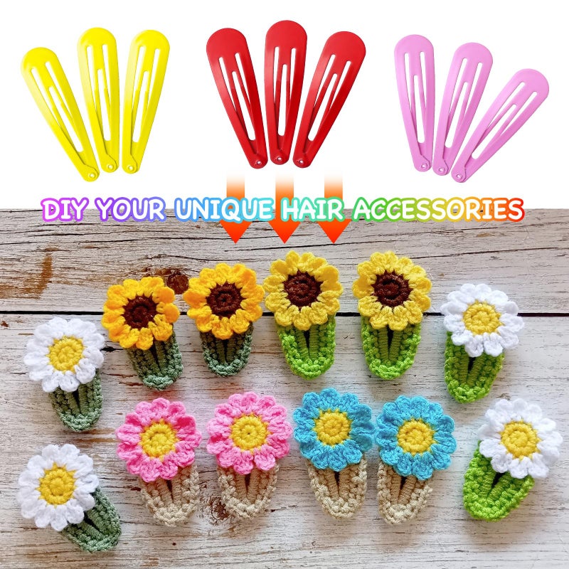 Funtopia 150pcs Hair Clips, 50 Colors Hair Barrettes for Girls, Funtopia 2 Inch Colorful Snap Hair Clips with Storage Case, Non Slip Metal Barrettes for Women Girls Toddler Kids Teens - Image 3