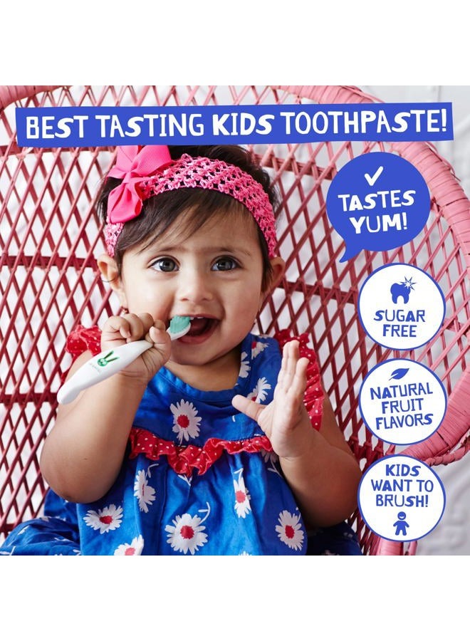 Jack N' Jill Natural Toothpaste, Blueberry & Strawberry, 1.76oz (Pack of 2) - Image 4