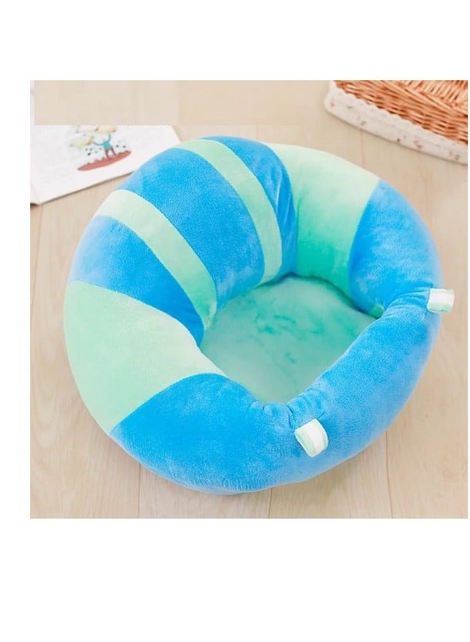 BAIG Plush Baby Seat Soft Stuffed Infant Learn Sit Sofa Chair Safe Baby Feeding Seat for Lunch Dinner Plush Educational Toys - Image 1