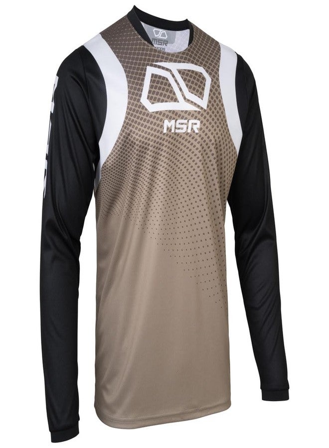 إم اس أر قميص MSR Axxis Range للدراجات النارية الترابية، موتوكروس، مقاس XXX-Large، لون تان - Image 3