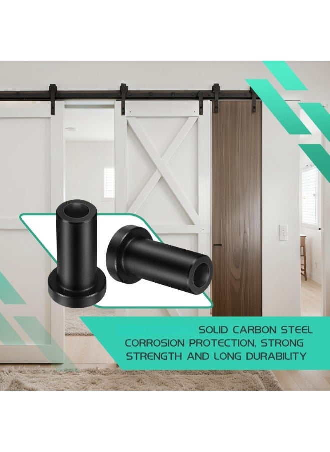 Sliding Barn Door Wall Spacer Replacement Barn Door Spacers Hardware Spacers with Screws Lag Bolts Wall Anchor for Connecting Track Connection Device Kit, Metal(10 Sets)(B)  - Image 2